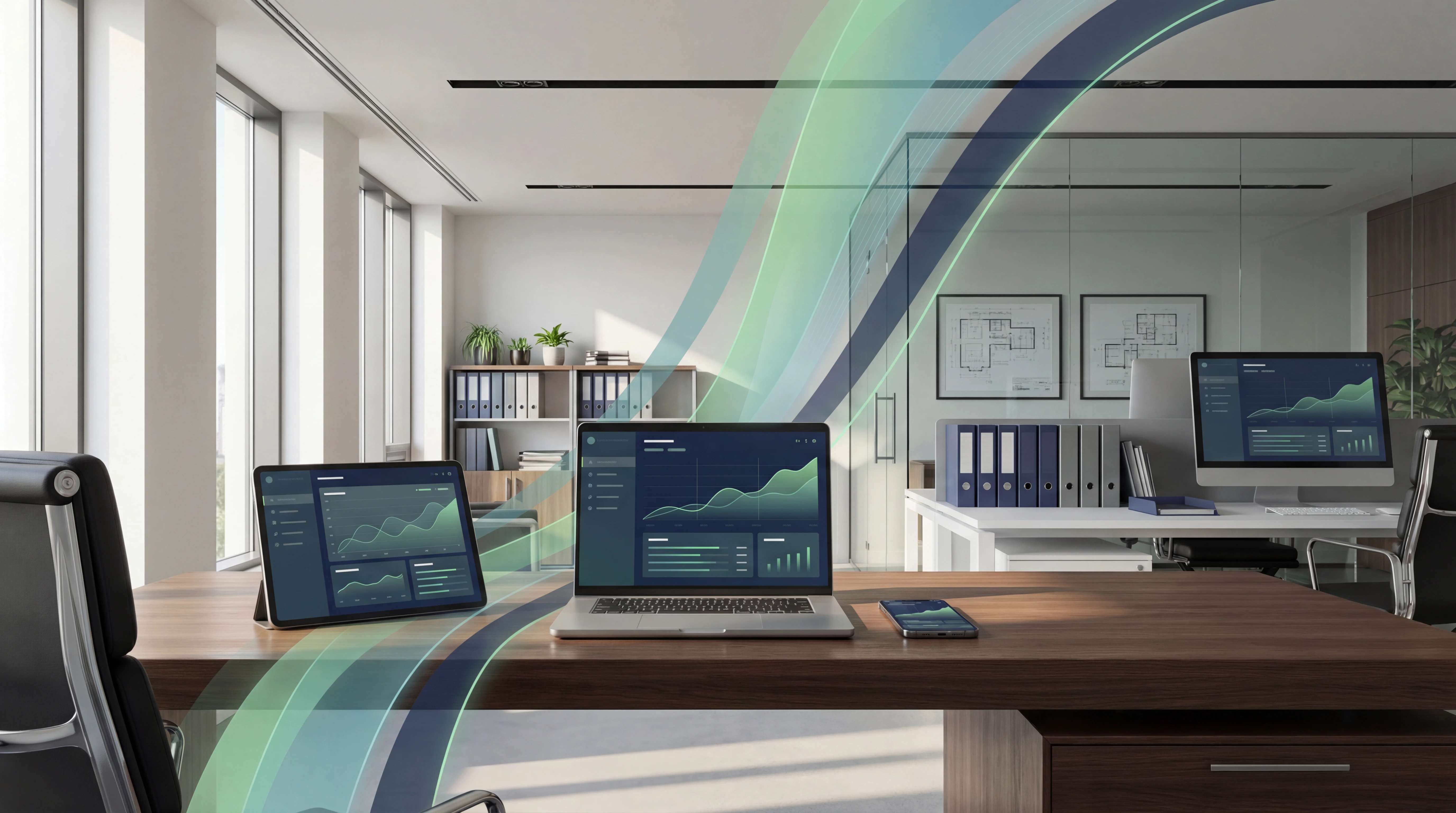 MKB-ondernemer met financieel overzicht