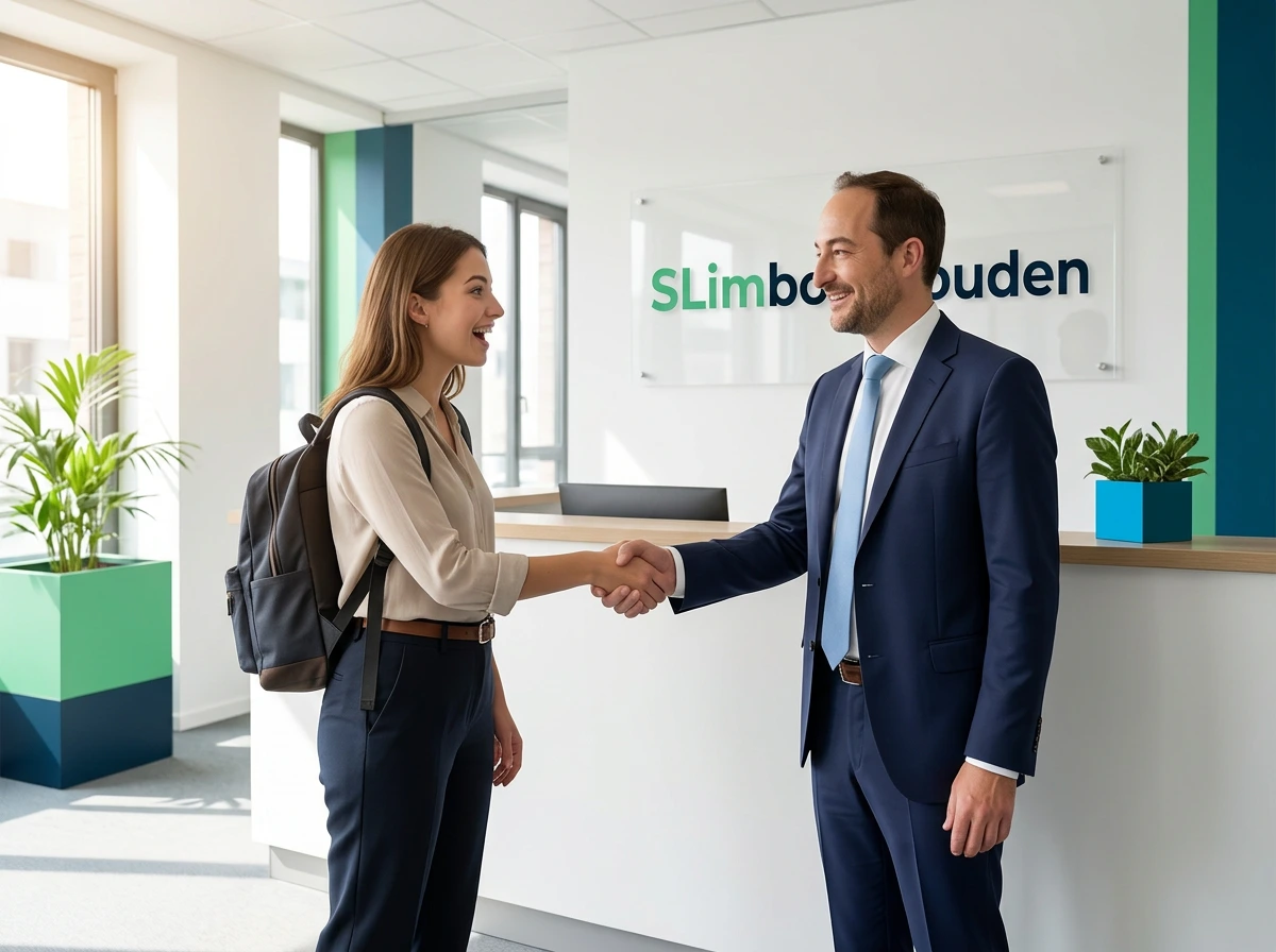 Starter ondernemer aan het werk