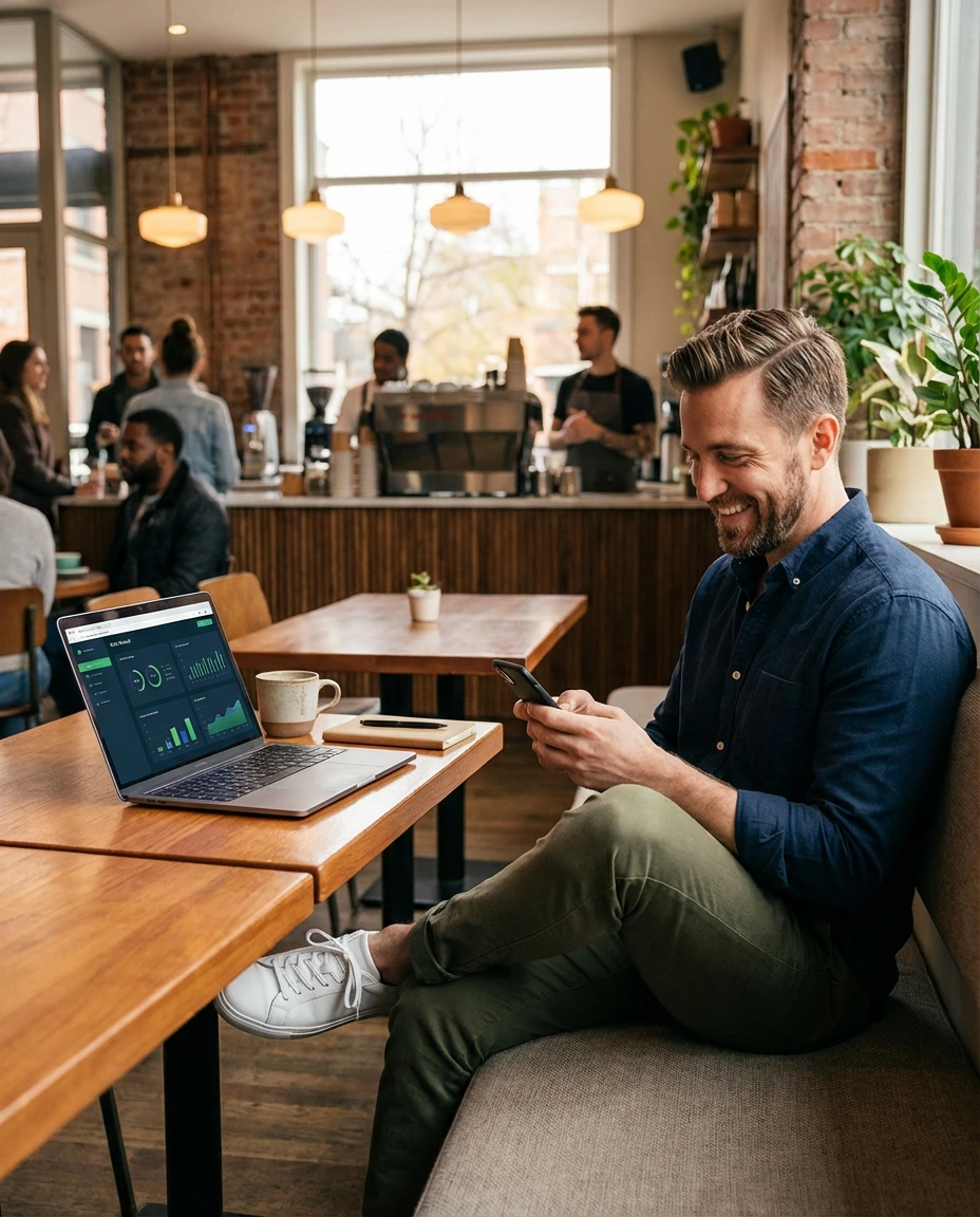 ZZP-ondernemer met overzicht in administratie